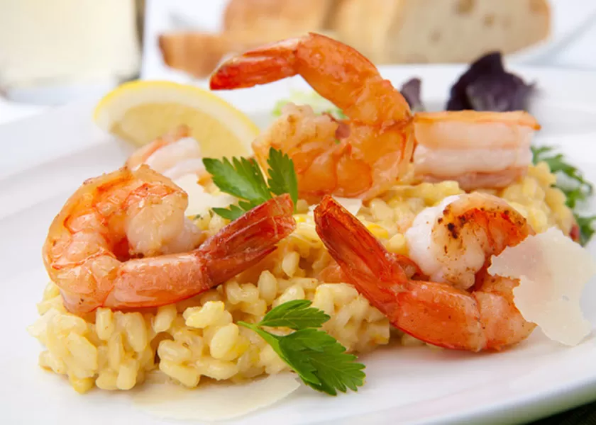 Risotto with seafood recipe