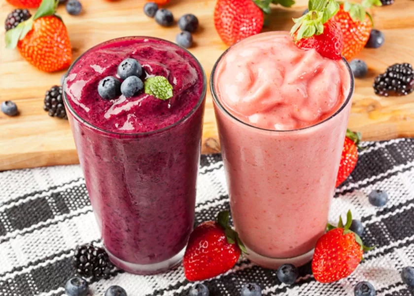 Smoothie from bilberries recipe